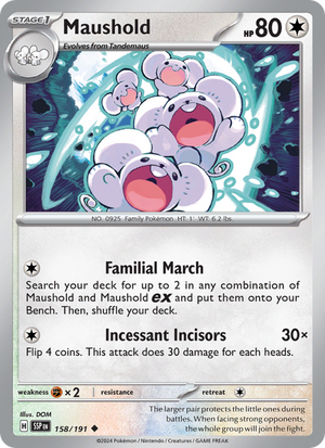 SSP Surging Sparks 158/252 Maushold (Uncommon - reverse)